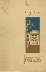 Phoenix Union High School 1920 yearbook cover photo