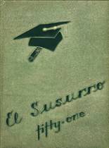 Monterey High School 1951 yearbook cover photo