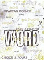 2010 Emery High School Yearbook from Castle dale, Utah cover image