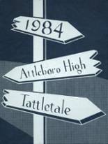 Attleboro High School 1984 yearbook cover photo
