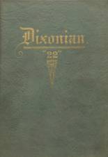 Dixon High School 1922 yearbook cover photo