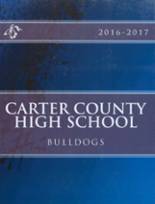 Carter County High School 2017 yearbook cover photo