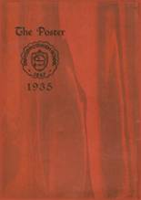 Painted Post High School 1935 yearbook cover photo