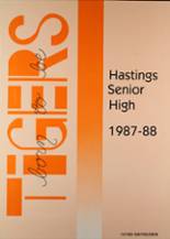 Hastings High School 1988 yearbook cover photo