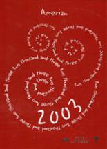 2003 Amery High School Yearbook from Amery, Wisconsin cover image