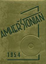Amherst Steele High School 1954 yearbook cover photo