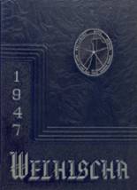 Wellsburg High School 1947 yearbook cover photo