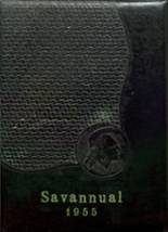 Savannah High School 1955 yearbook cover photo