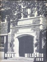 Oxford High School 1953 yearbook cover photo