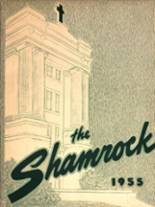 St. Vincent High School 1955 yearbook cover photo