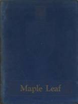 Maple City High School 1951 yearbook cover photo