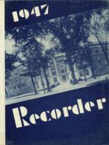 Saratoga Springs High School 1947 yearbook cover photo