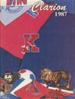 King High School 1987 yearbook cover photo