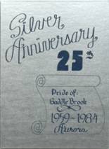 Saddle Brook High School 1984 yearbook cover photo