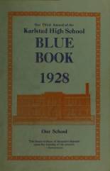Karlstad High School 1928 yearbook cover photo