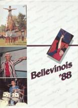 Belleville Township High School 1988 yearbook cover photo