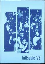 Hillsdale High School 1973 yearbook cover photo