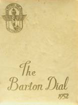 Barton High School 1952 yearbook cover photo