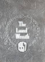 Lancaster Mennonite High School 1957 yearbook cover photo