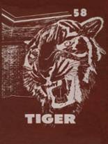 Troup High School 1958 yearbook cover photo
