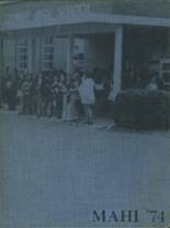Madison County High School 1974 yearbook cover photo