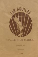 Eagle Rock High School 1943 yearbook cover photo