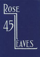 Roseville High School 1945 yearbook cover photo