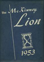 McKinney High School 1953 yearbook cover photo