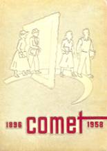 West Division High School 1958 yearbook cover photo