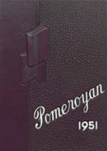 Pomeroy High School 1951 yearbook cover photo