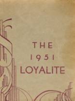 Loyal High School 1951 yearbook cover photo