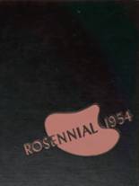 New Castle High School 1954 yearbook cover photo