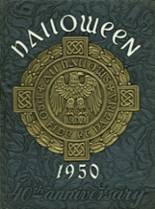 All Hallows High School 1950 yearbook cover photo