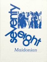 Maiden High School 1978 yearbook cover photo