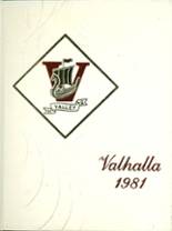 Valley High School 1981 yearbook cover photo