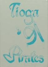 Tioga High School 1991 yearbook cover photo