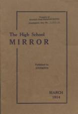1914 Mondovi High School Yearbook from Mondovi, Wisconsin cover image