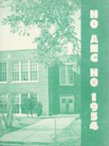 Pittsville High School 1954 yearbook cover photo