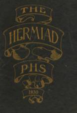 Plainfield High School 1930 yearbook cover photo