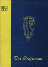 Boston Trade High School 1959 yearbook cover photo
