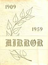 Manual Training School 1959 yearbook cover photo