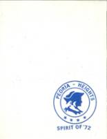 Peoria Heights High School 1972 yearbook cover photo