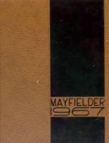 Mayfield High School 1967 yearbook cover photo