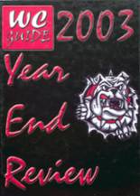 2003 Wheeler County High School Yearbook from Alamo, Georgia cover image