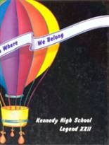 Kennedy High School 1987 yearbook cover photo