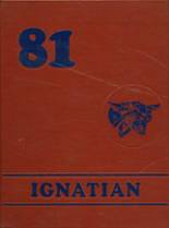 1981 St. Ignatius College Preparatory School Yearbook from San francisco, California cover image