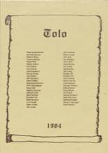 1984 Toulon High School Yearbook from Toulon, Illinois cover image