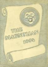 Magnolia High School 1954 yearbook cover photo