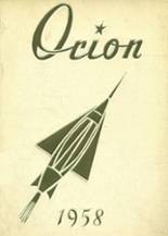 Wilson High School 1958 yearbook cover photo