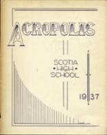 Scotia-Glenville High School 1937 yearbook cover photo